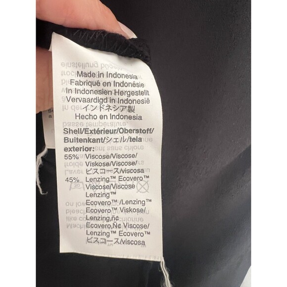 Madewell Dress Womens S Black Short Sleeve Full Button Down Back Woven Tunic Top - Picture 13 of 16